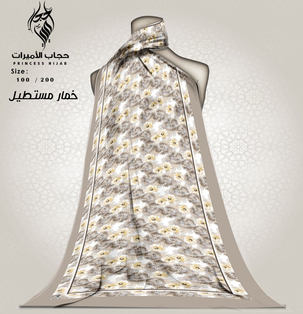 طرحة خمار مستطيل متر في مترين