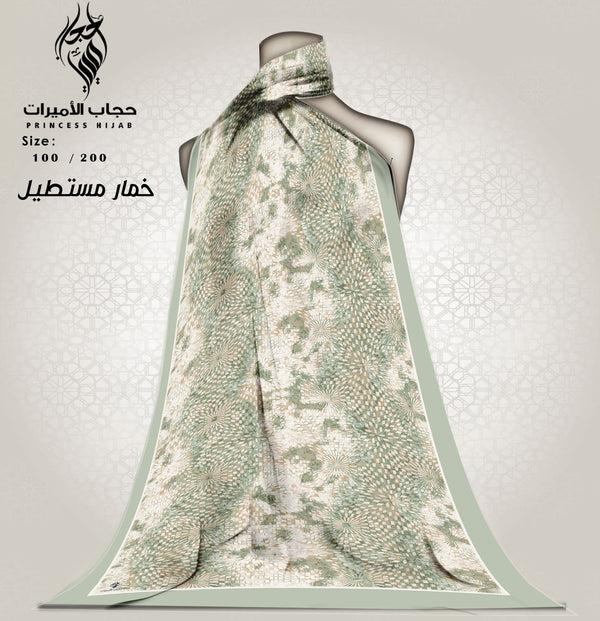 طرحة خمار مستطيل متر في مترين