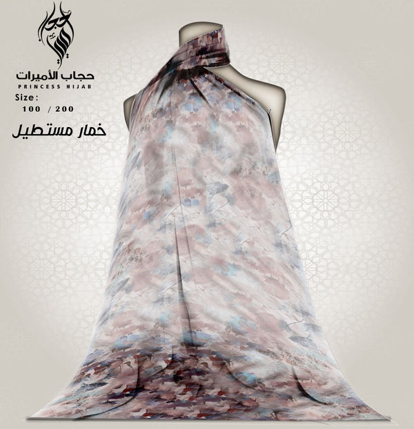 طرحة خمار مستطيل متر في مترين