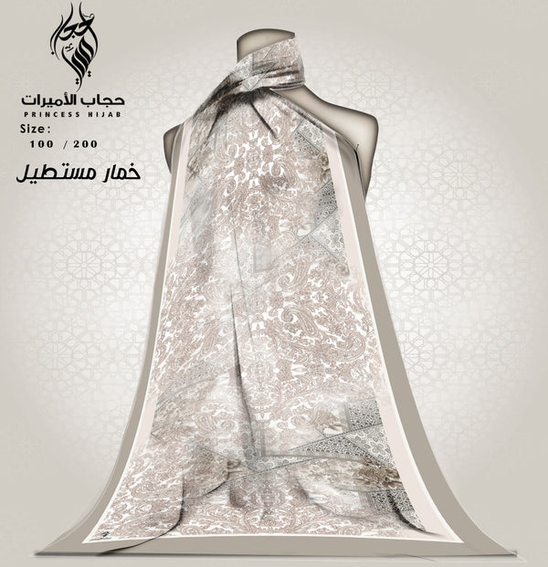 طرحة خمار مستطيل متر في مترين