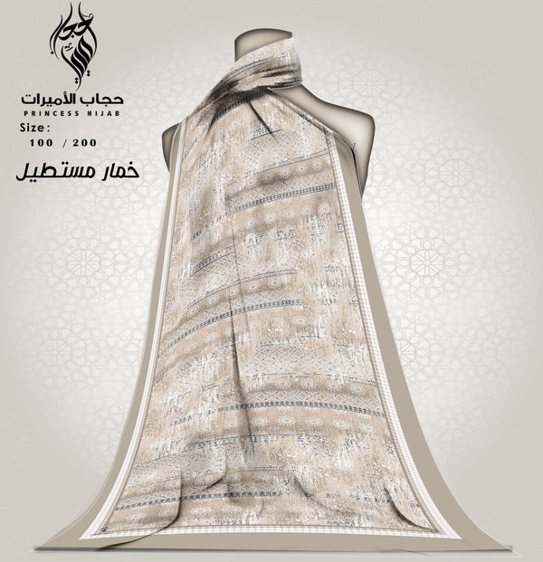 طرحة خمار مستطيل متر في مترين