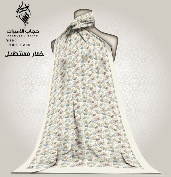 طرحة خمار مستطيل متر في مترين